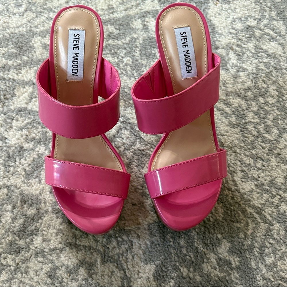 Steve Madden Pink Kathryn 5.5 inch heels